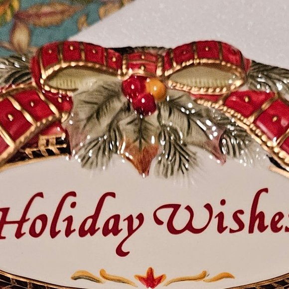 Fitz and Floyd Christmas Tray - Picture 7 of 7